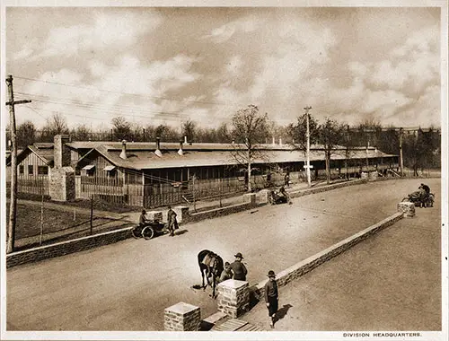 Division Headquarters. Scenes of Camp Pike, 1918.