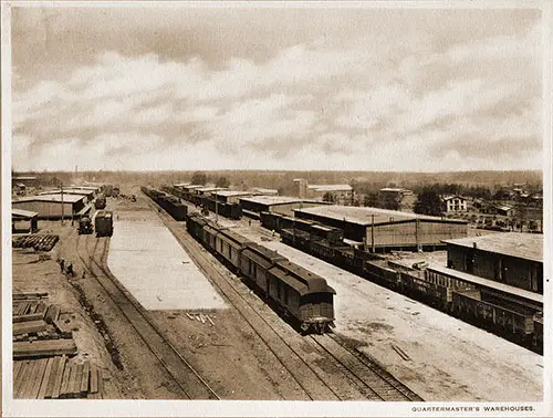 Quartermaster's Warehouses at Camp Pike.