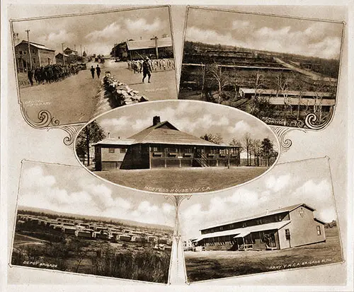 Camp Pike Collage 1. Scenes of Camp Pike, 1918.