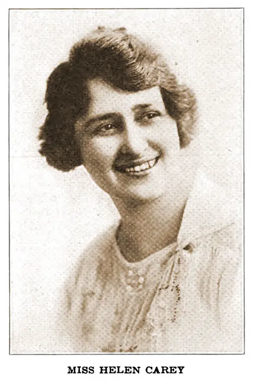 Miss Helen Carey, Signal Corps Telephone Operator.