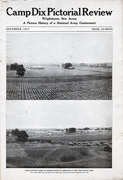 Front Cover, Camp Dix Pictorial Review: A Picture History of a National Army Cantonment, November 1917.