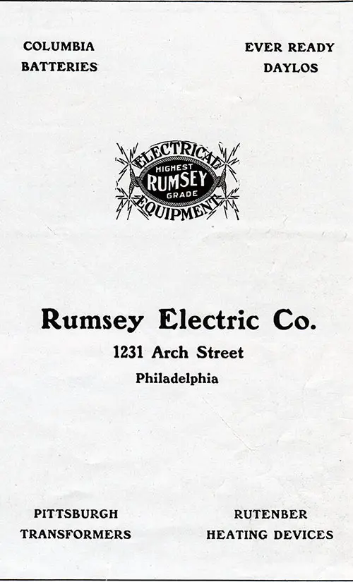 Ad - Rumsey Electric Company