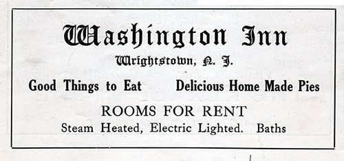 Ad - Washington Inn