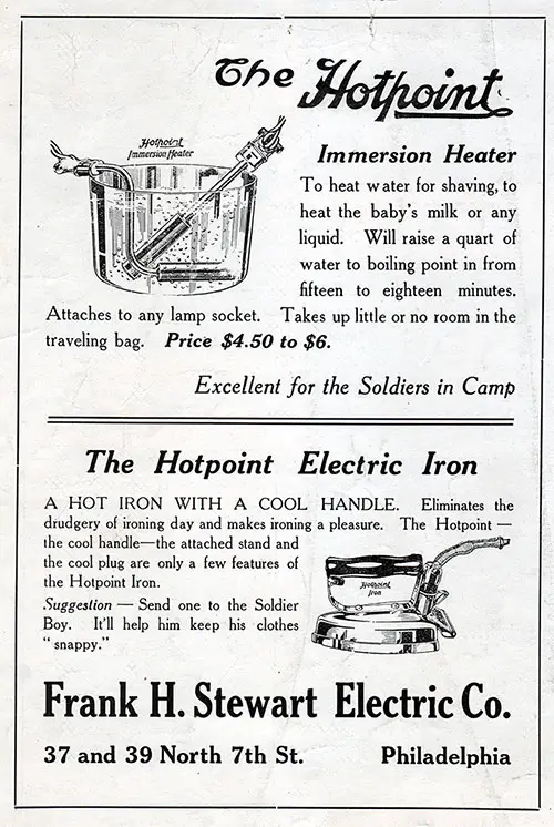 Ad - Frank H. Steward Electric Co