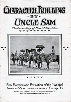 Front Cover, Character Building by Uncle Sam, 1918.