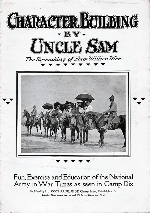 Front Cover, Character Building by Uncle Sam, 1918.