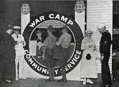 War Camp Community Service Information Booth