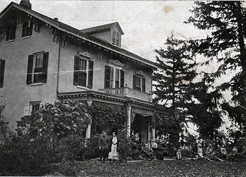 A Lawn Party at the Residence of Mr. and Mrs. Alexander Forbes in Mt. Holly