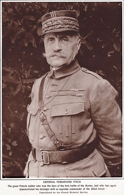 General Ferdinand Foch.
