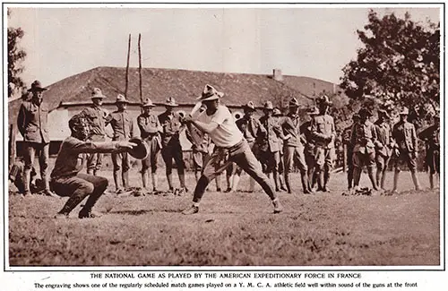 The National Game as Played by the American Expeditionary Force in France.