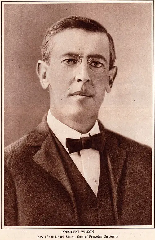 Portrait of Yesterday: President Wilson.