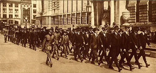 Young Men of the New York State Cadet Officers' Training Corps, All under the Draft Age