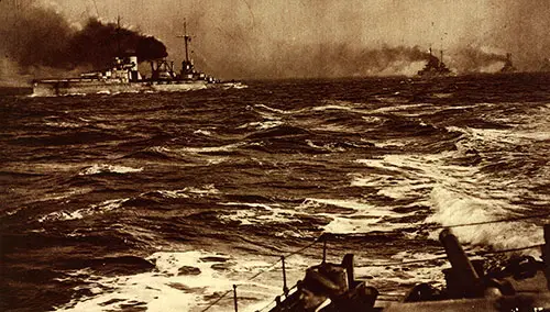 Surrender of German High Seas Fleet to British off Coast of Scotland.