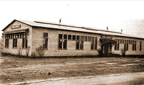 Exterior View of American Library Association Camp Library, Camp Lewis, American Lake, Washington.