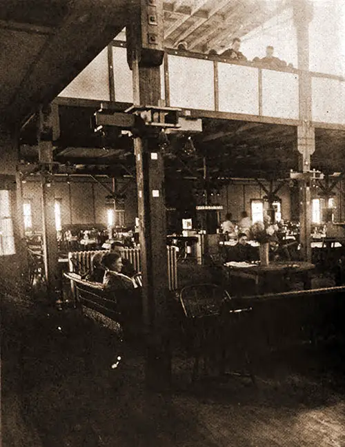 Interior of the Red Cross Community Club House—Camp Sherman.