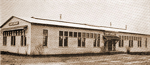 The Camp Library at Camp Lewis, American Lake, Washington.