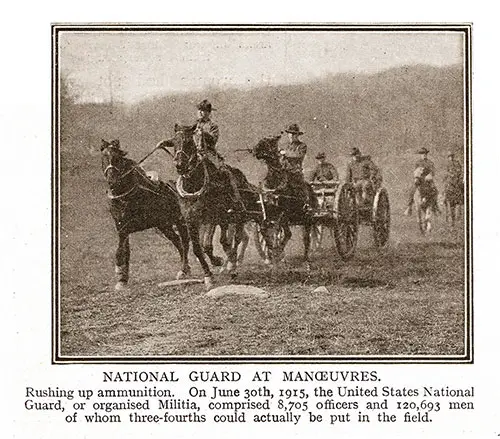 National Guard at Manœuvres.