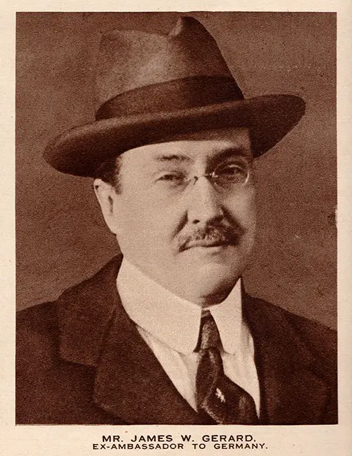 Portrait of Mr. James W. Gerard, Former United States Ambassador to Germany.