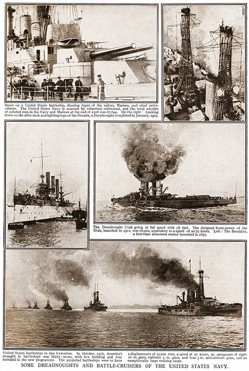 Some Dreadnoughts and Battle-cruisers of the United States Navy.