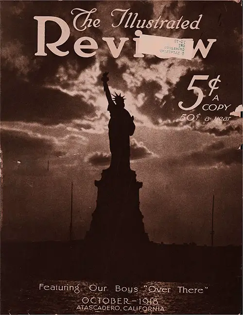 Front Cover, The Illustrated Review, October 1918.