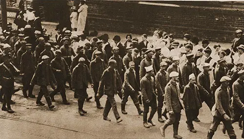 A Few of the Thousands of German Prisoners Already Taken.