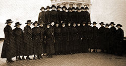 A Company of “Switchboard Soldiers" in Uniform Girls Who Will See Service in France as Auxiliaries of the Signal Corps.