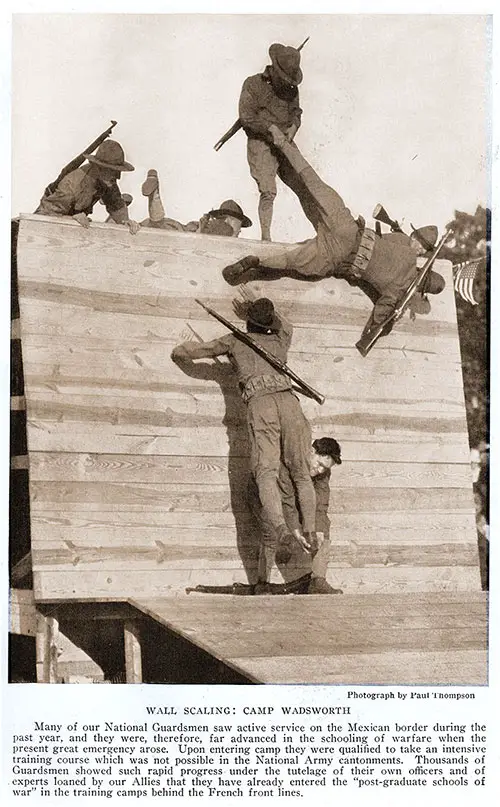 Wall Scaling: Camp Wadsworth.