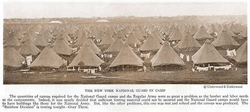The New York National Guard in Camp.