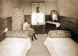 One of the Sleeping Rooms for the Telephone Girls.