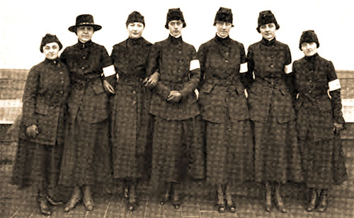 Members of the Third Unit of Telephone Operators for France Who Were Secured by the New York Telephone Company.