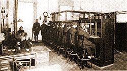 American Telephone Operators Near the Front in France.