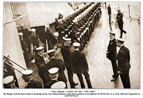 King George, a Guest on the USS New York.