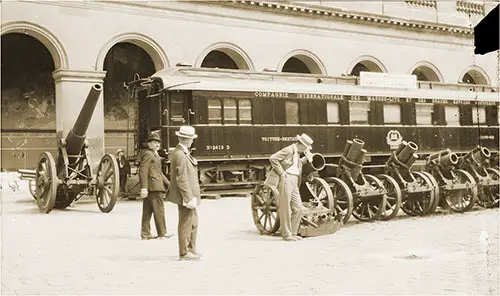 Railroad Car in Which Was Signed the Armistice, Nov. 11, 1918.