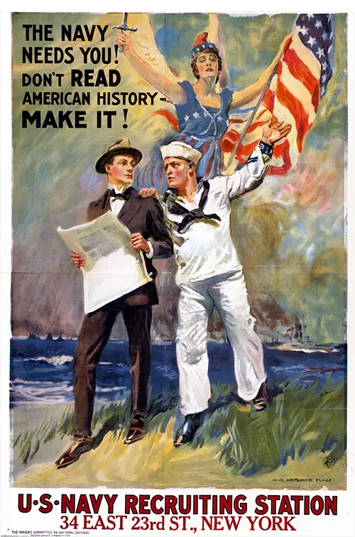 The Navy Needs You! Don't Read American History - Make It!