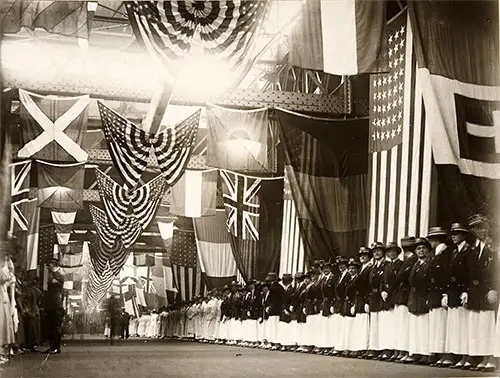 General Persing Arrives 8 September 1919 at Hoboken.