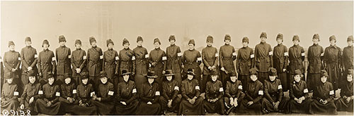 US Army Signal Corps Telephone Unit Now in France Operating the Telephone Exchange of the American Army, circa May 1918.