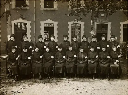 Telephone Operators, Signal Corps, Unit # 4, Tours, France.