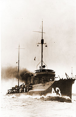 GGA Image ID # 17fcd09d0f The USS Casin (DD-43) on Maneuvers circa 1916. Naval History and Heritage Command NH 76057.