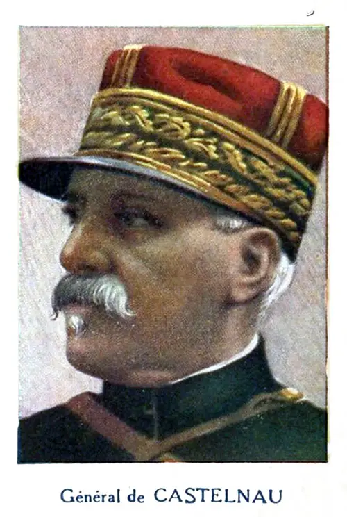 French General de Castelnau, 1918 Painting.