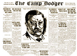 The Camp Dodger - a Camp Dodge Newspaper Shows the Format of a Typical Front Page