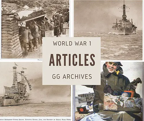 World War 1 - Articles on The Great War