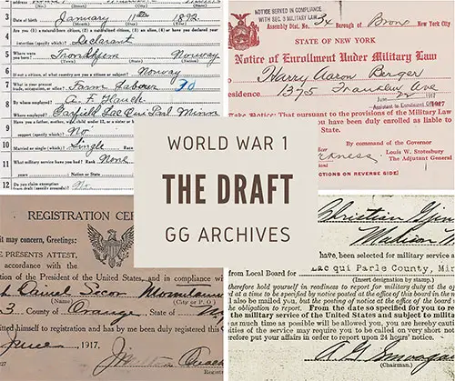 World War 1 Draft - The Conscription of Men in America