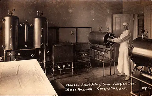 Sterilization Room at Camp Pike