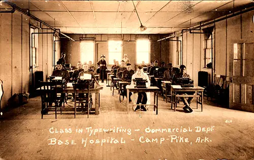 Typewriting Class - Commercial Department