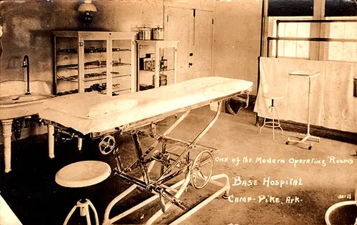 Modern Operating Room at Camp Pike Base Hospital