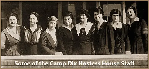 Some of the Camp Dix Hostess House Staff.