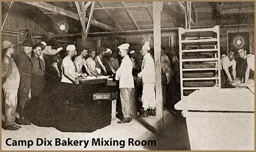 Real "Doughboys" in the Bakery Mixing Room.