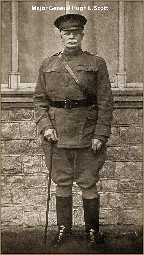Major General Hugh L. Scott, Commander of Camp Dix.