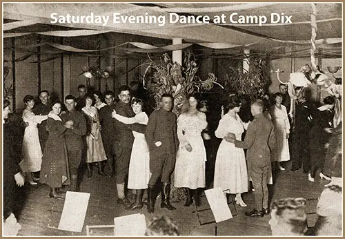 Camp Dix Soldiers Enjoy Dancing in the Clubhouses at Mount Holly, New Jersey.