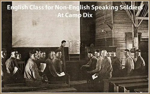Teaching English to Non-English Speaking Soldiers.
